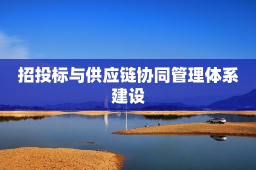 招投标与供应链协同管理体系建设