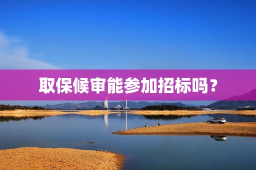 取保候审能参加招标吗？